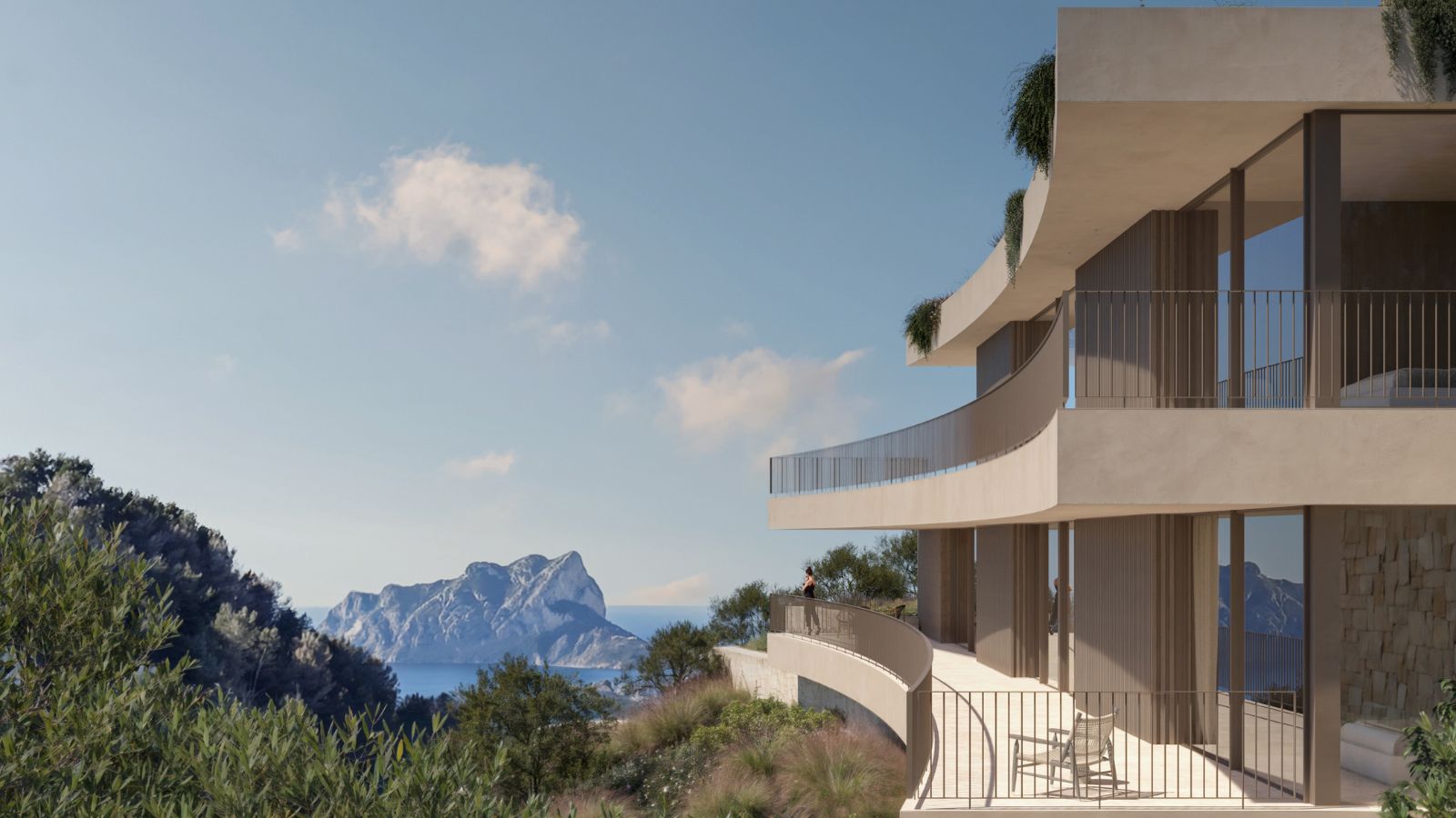 Majestuosa villa de autor con vistas al mar en Moraira