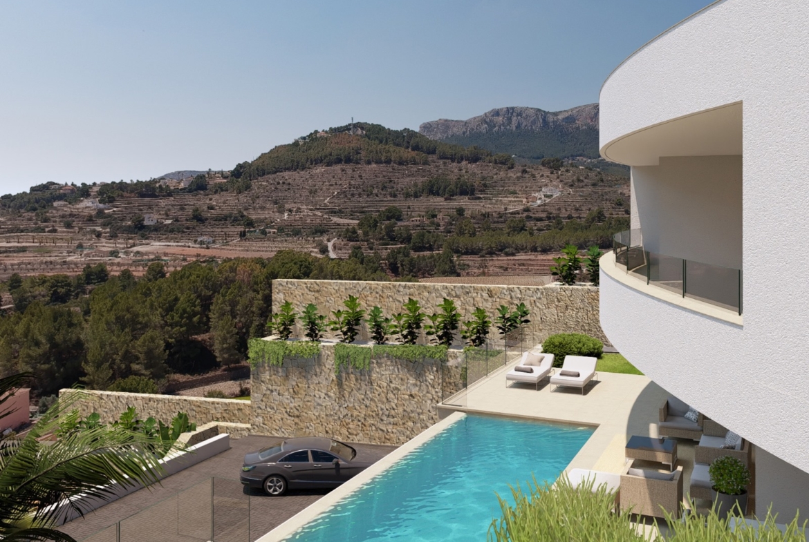 Majestuosa villa en Calpe con ascensor y vistas al Peñón de Ifach