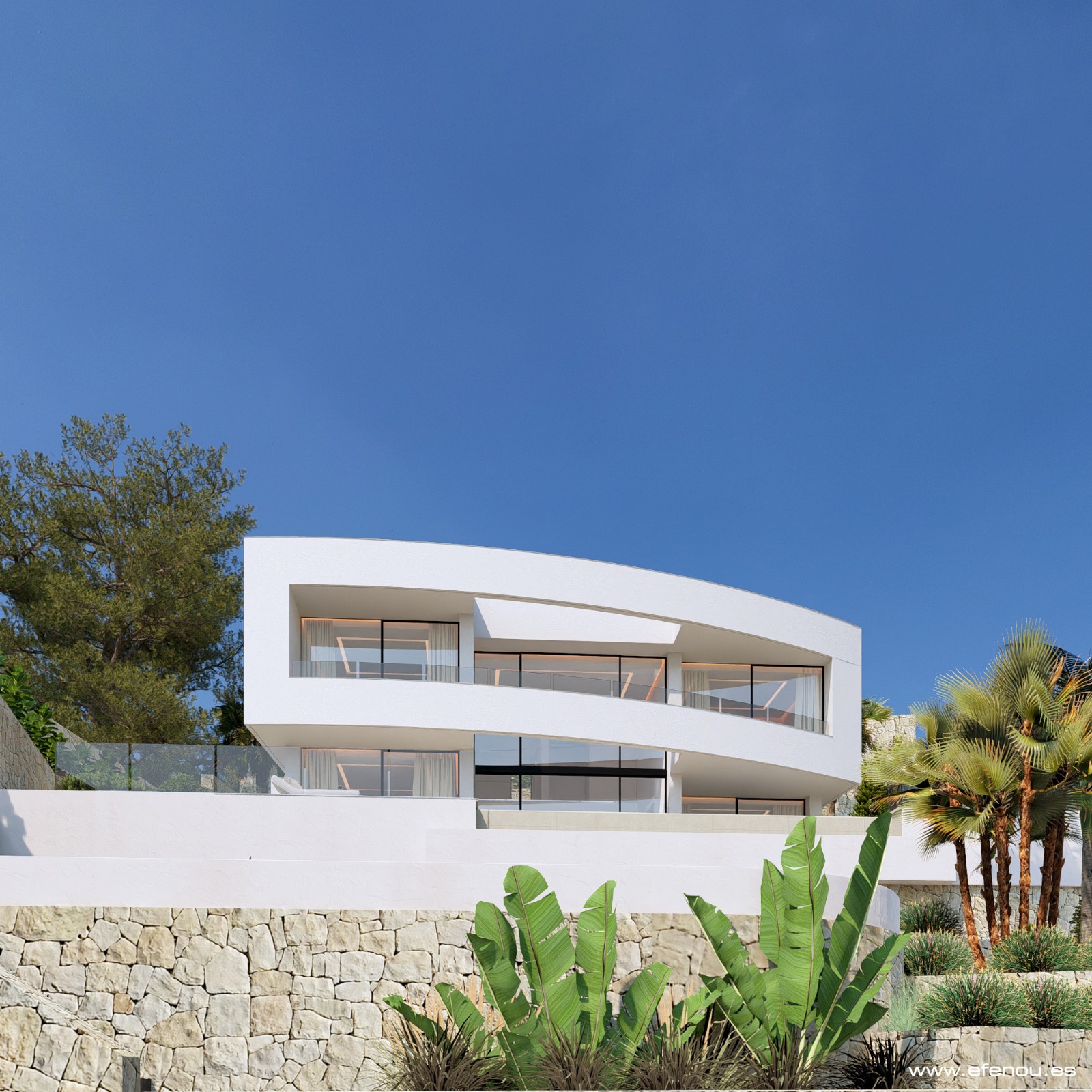Majestuosa villa en Calpe con ascensor y vistas al Peñón de Ifach