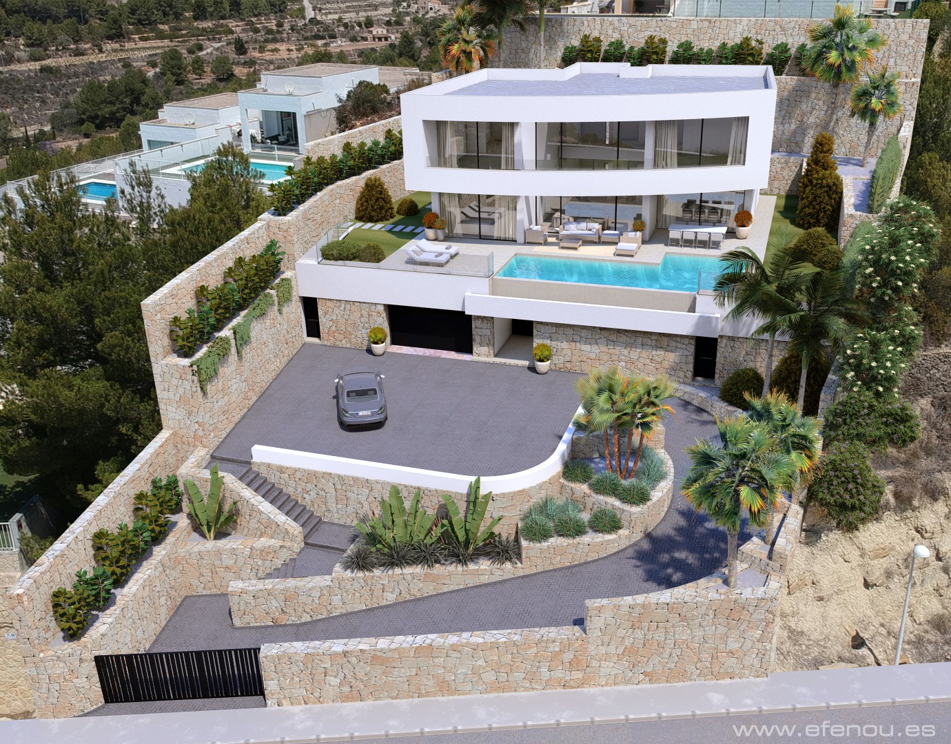 Majestuosa villa en Calpe con ascensor y vistas al Peñón de Ifach