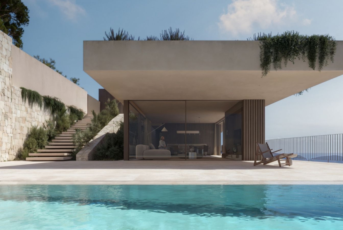 Majestuosa villa de autor con vistas al mar en Moraira