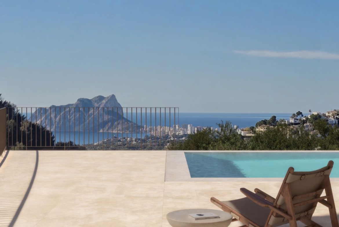 Majestuosa villa de autor con vistas al mar en Moraira