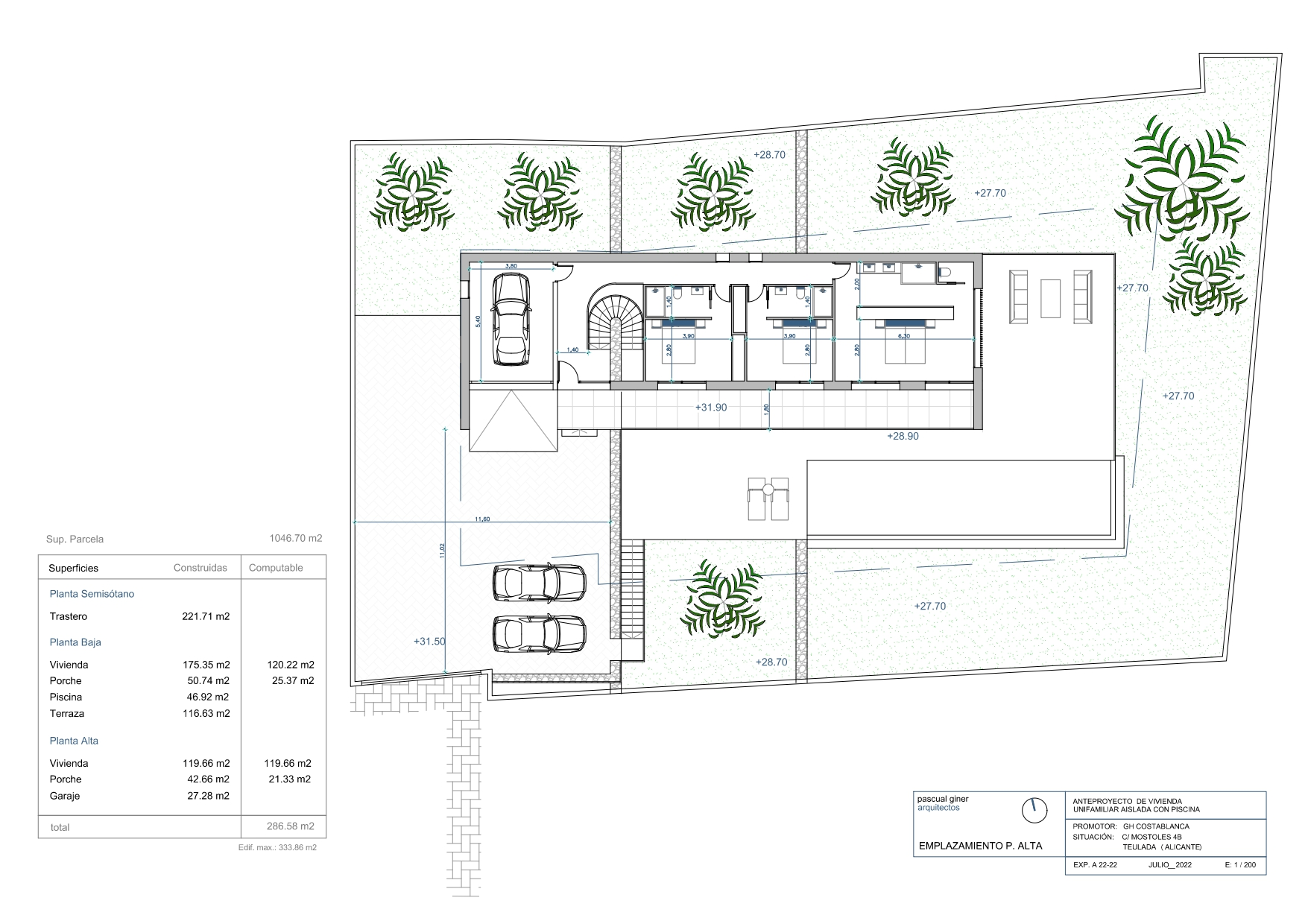 Exclusivo proyecto de villa contemporánea en Moraira
