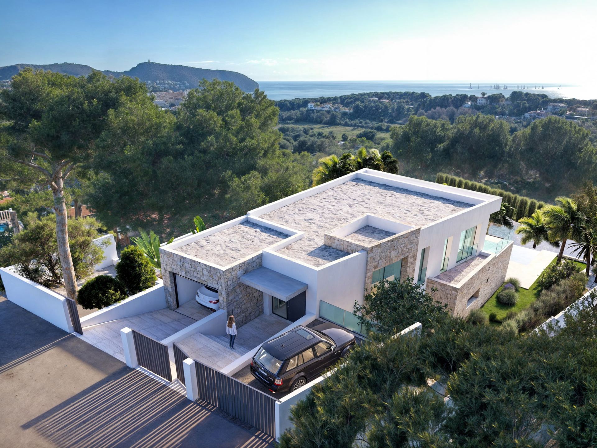Espectacular villa de diseño con vistas al mar en Moraira