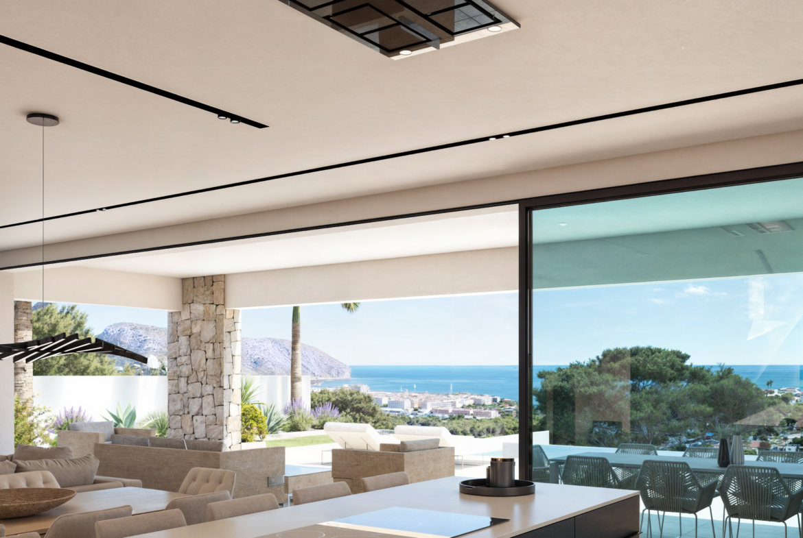 Espectacular villa de diseño con vistas al mar en Moraira