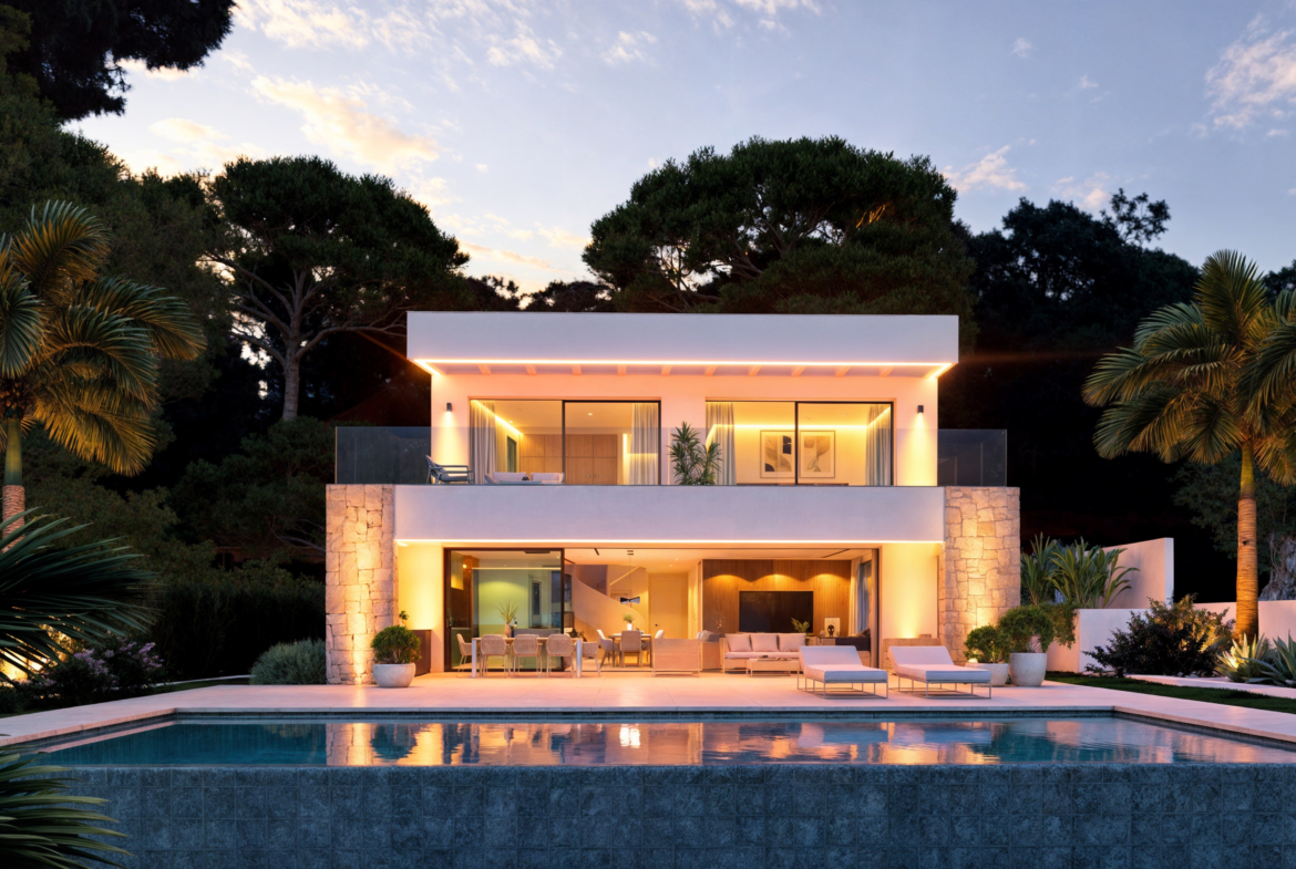 Espectacular villa de diseño con vistas al mar en Moraira