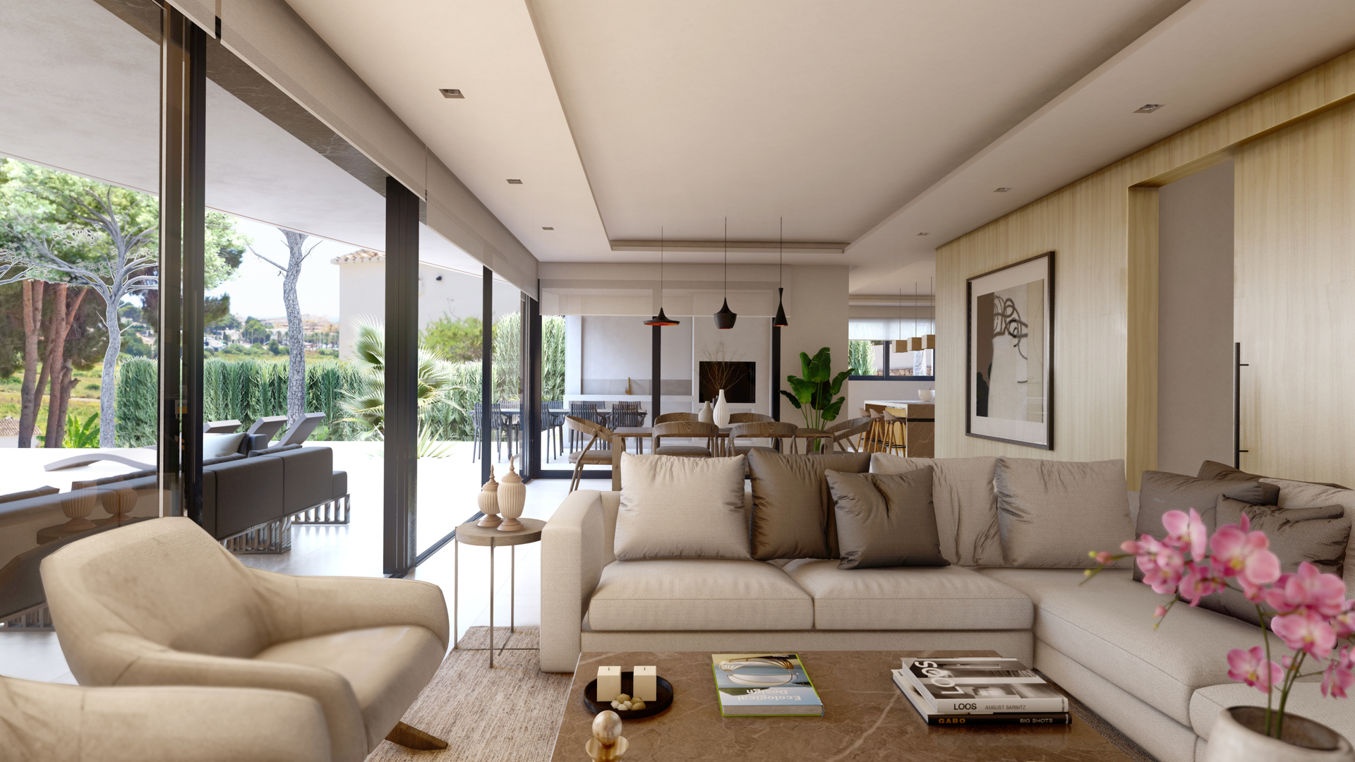 Exclusiva villa en construcción con vistas al mar en Moraira