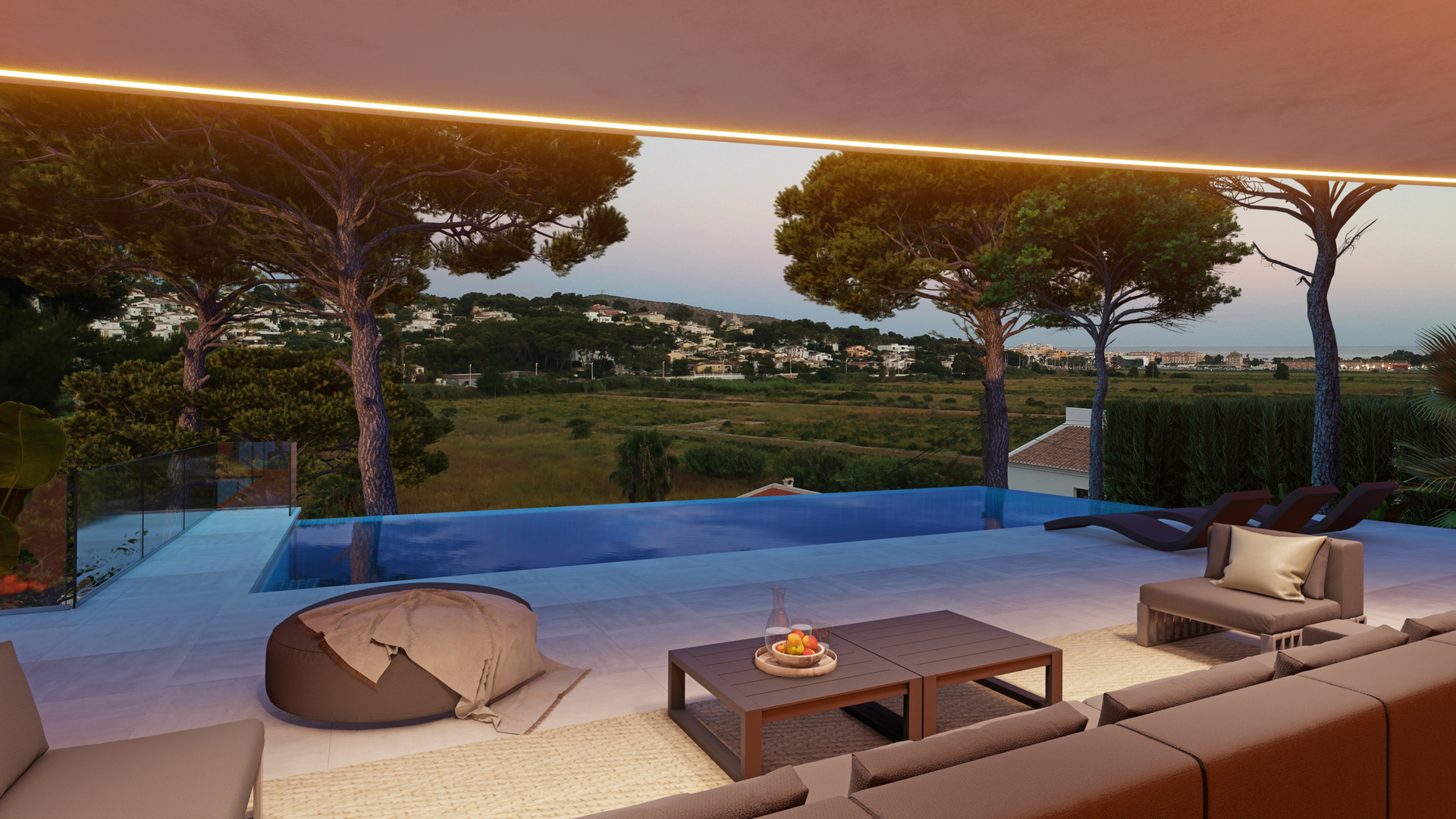 Exclusiva villa en construcción con vistas al mar en Moraira