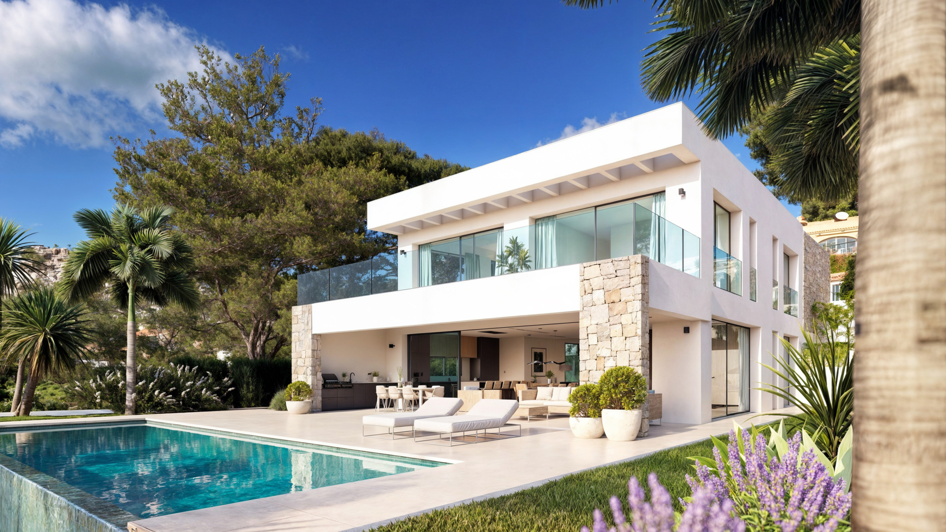 Espectacular villa de diseño con vistas al mar en Moraira