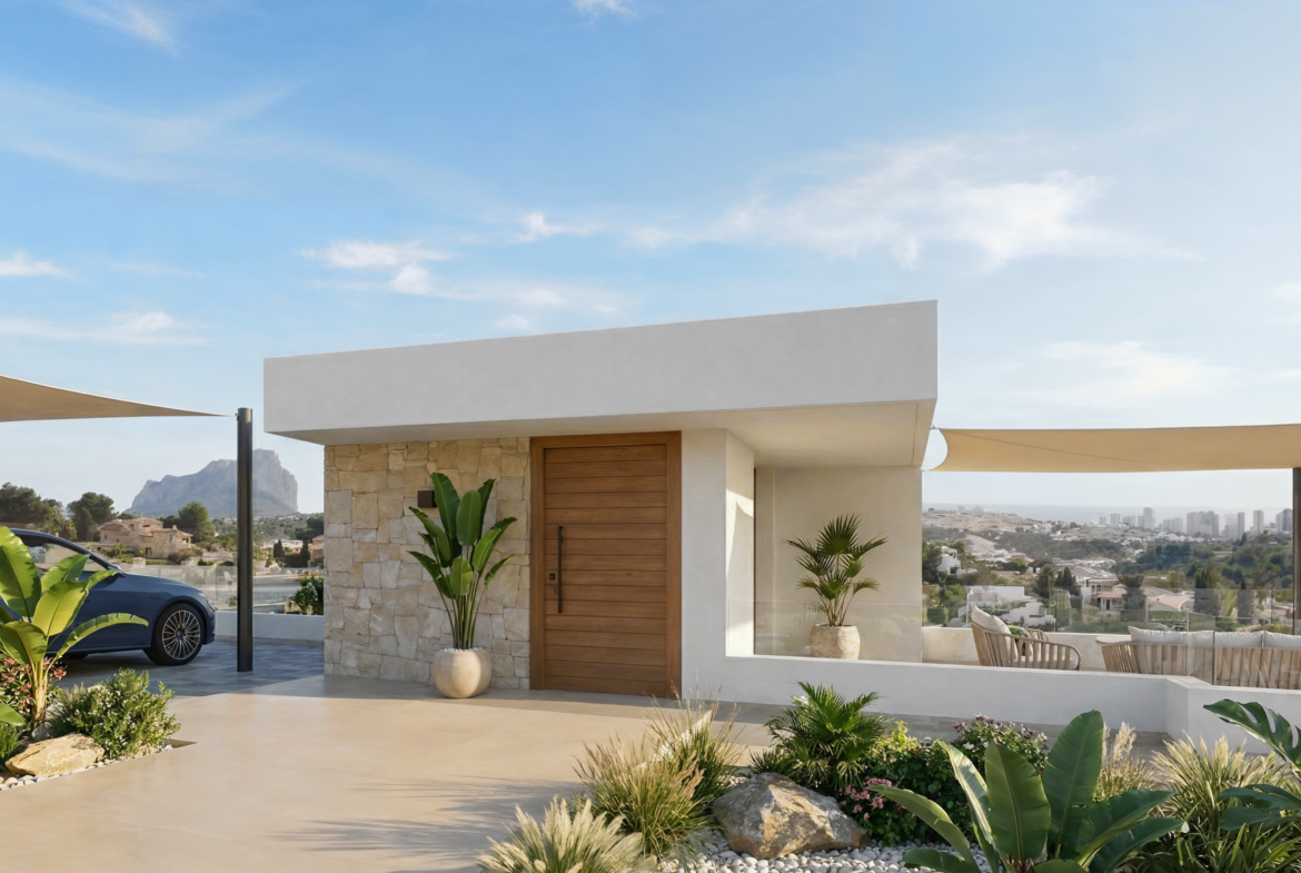 Proyecto de villa exclusiva en Calpe con vistas panorámicas al mar
