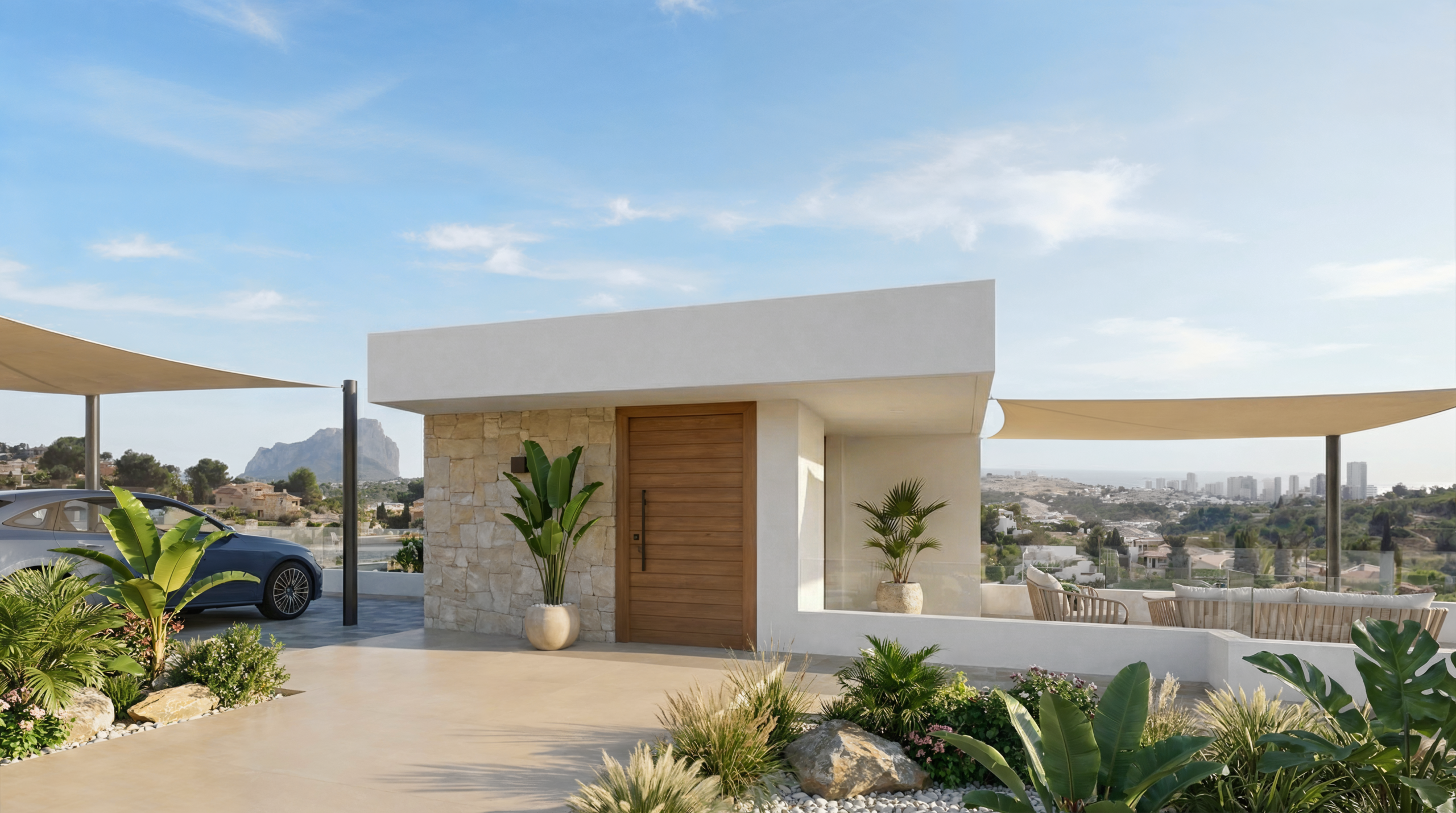 Proyecto de villa exclusiva en Calpe con vistas panorámicas al mar