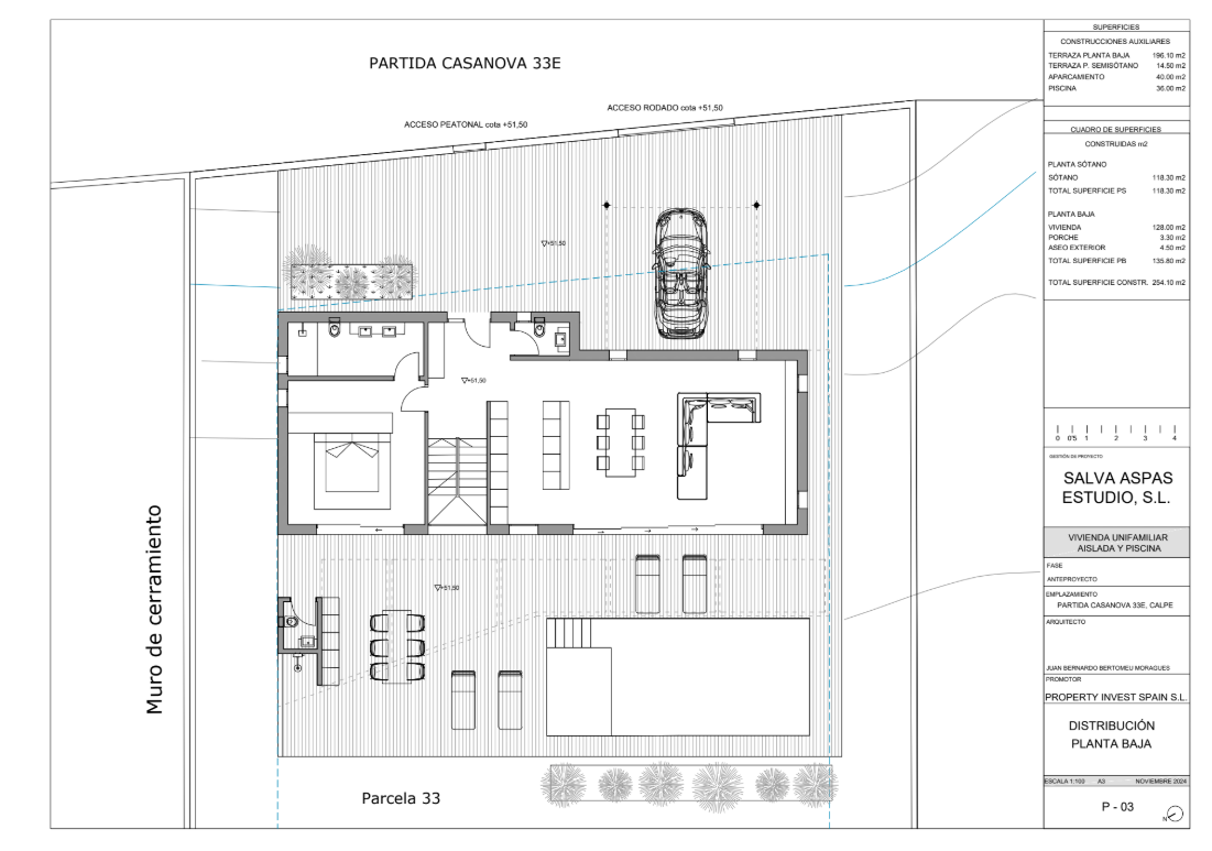 Exclusivo proyecto con vistas panorámicas en Empedrola II, Calpe