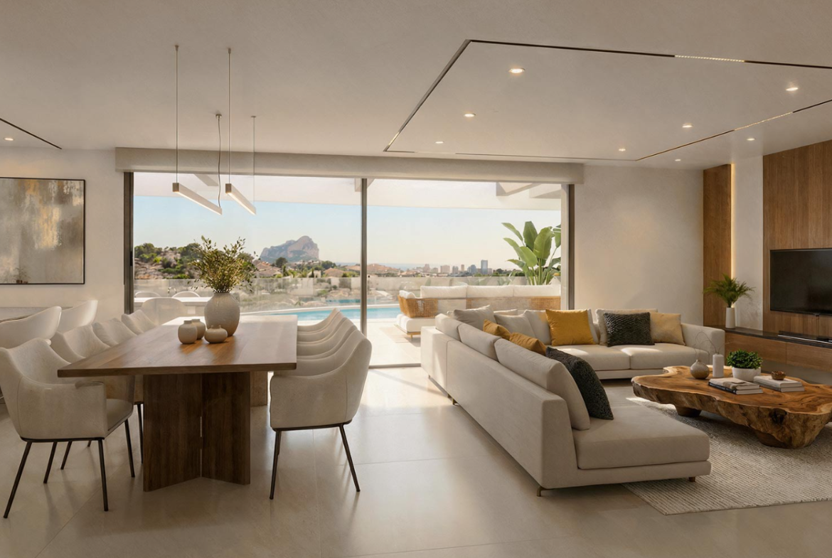 Idílico proyecto exclusivo con vistas al mar en Empedrola II, Calpe