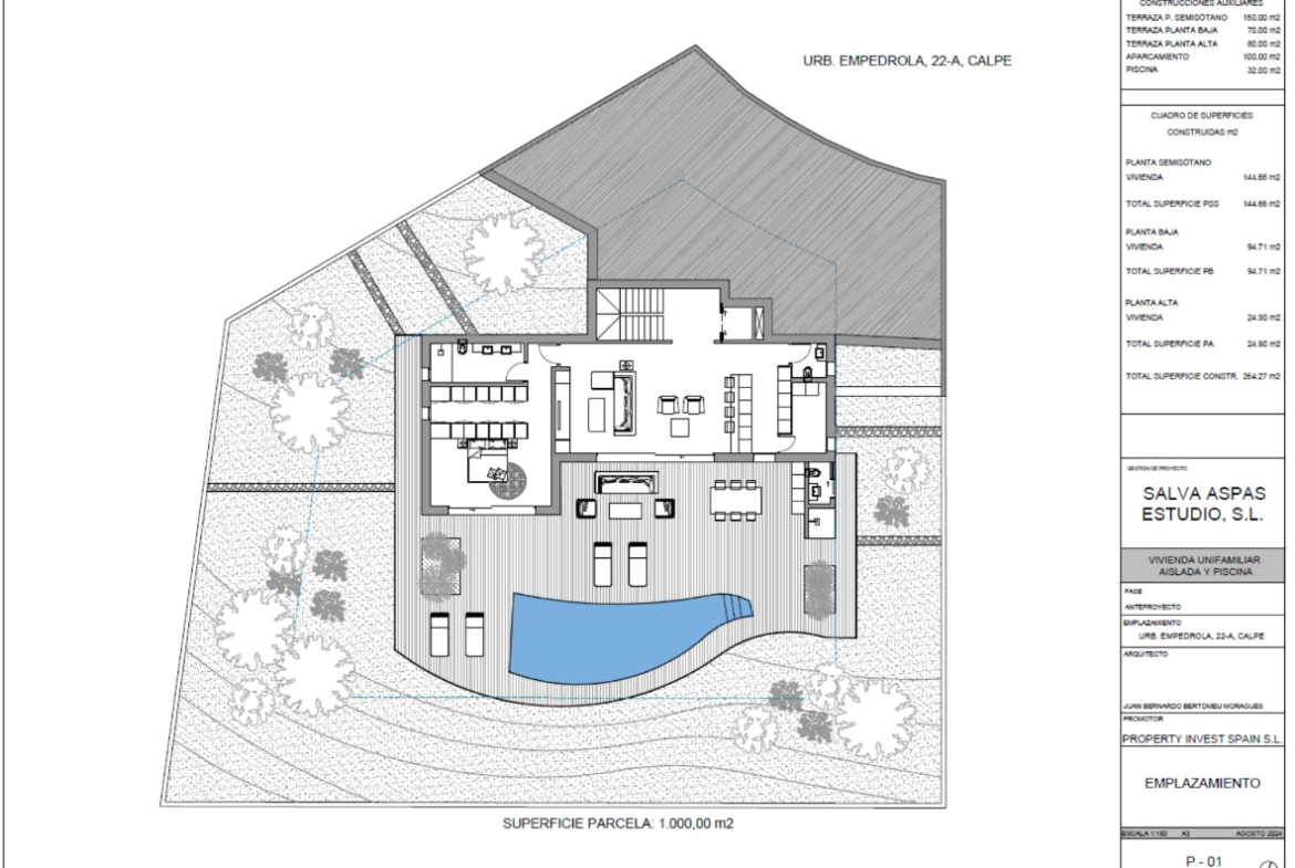 Idílico proyecto exclusivo con vistas al mar en Empedrola II, Calpe