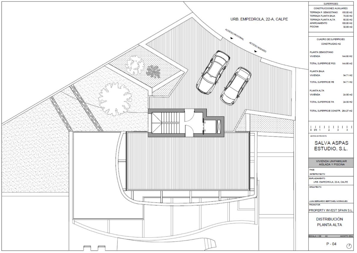 Idílico proyecto exclusivo con vistas al mar en Empedrola II, Calpe