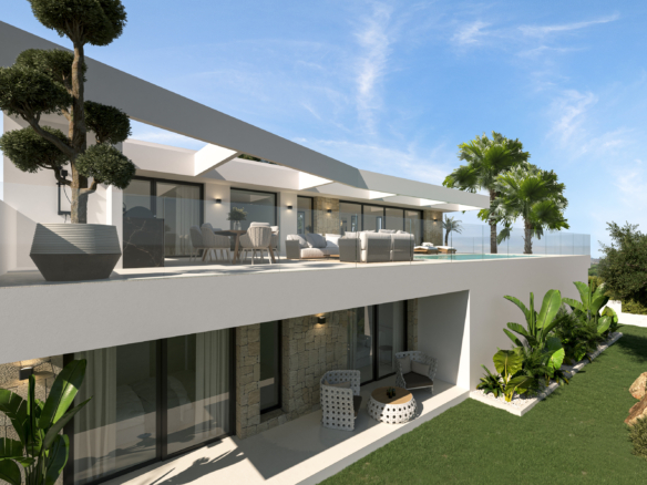 Exclusivo proyecto con vistas panorámicas en Empedrola II, Calpe