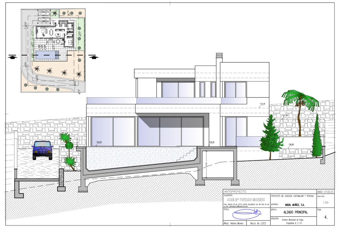 Exclusiva villa llave en mano con vistas panorámicas a Calpe