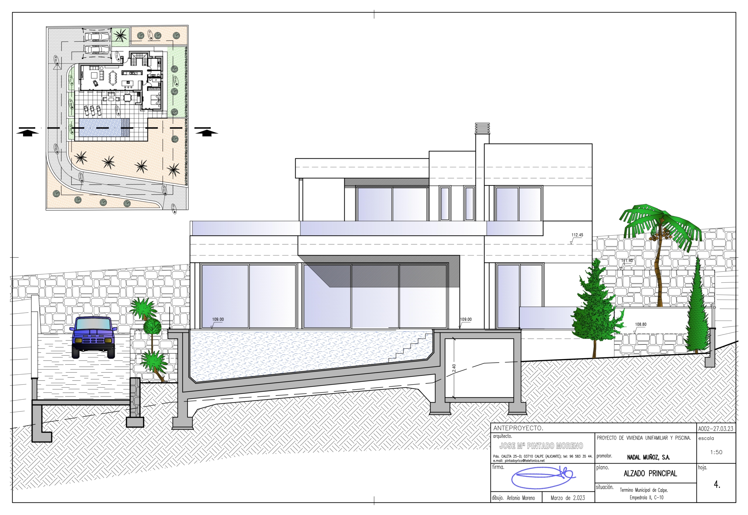 Exclusiva villa llave en mano con vistas panorámicas a Calpe