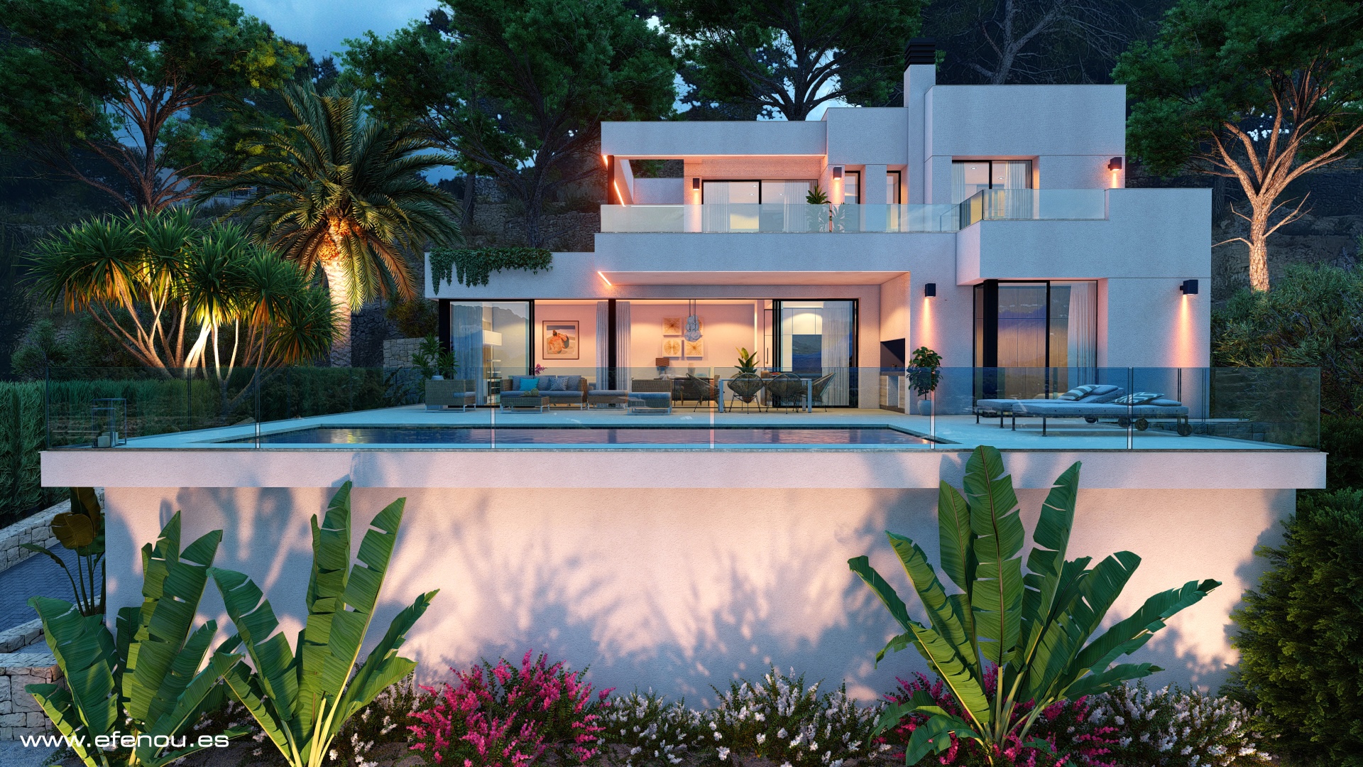 Exclusiva villa llave en mano con vistas panorámicas a Calpe